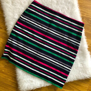 Talbots Colorful Striped Pencil Skirt